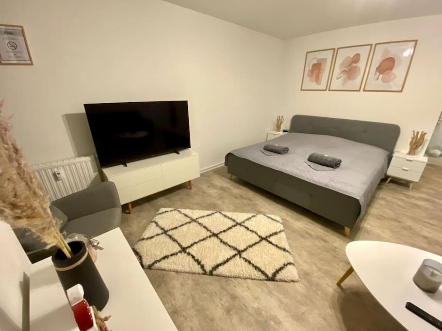 Stilvolle Ferienwohnung Mit Stellplatz Wlan Free Netflix Naehe Bahnhof Zwickau Extérieur photo